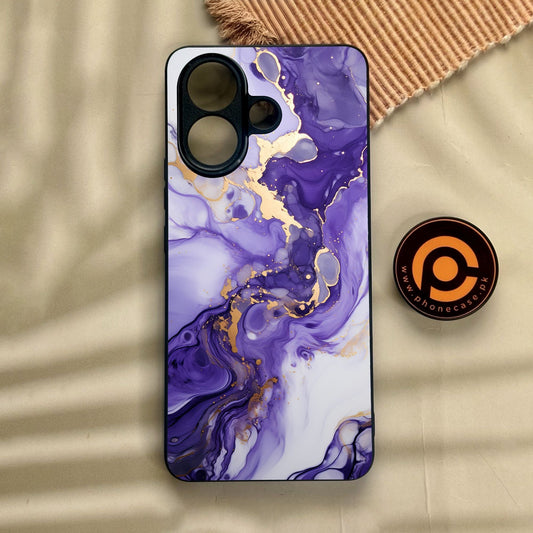 Vivo V60 Lite  - Liquid Design 2 - Premium Metal Printed Soft Bumper Shock Proof Case