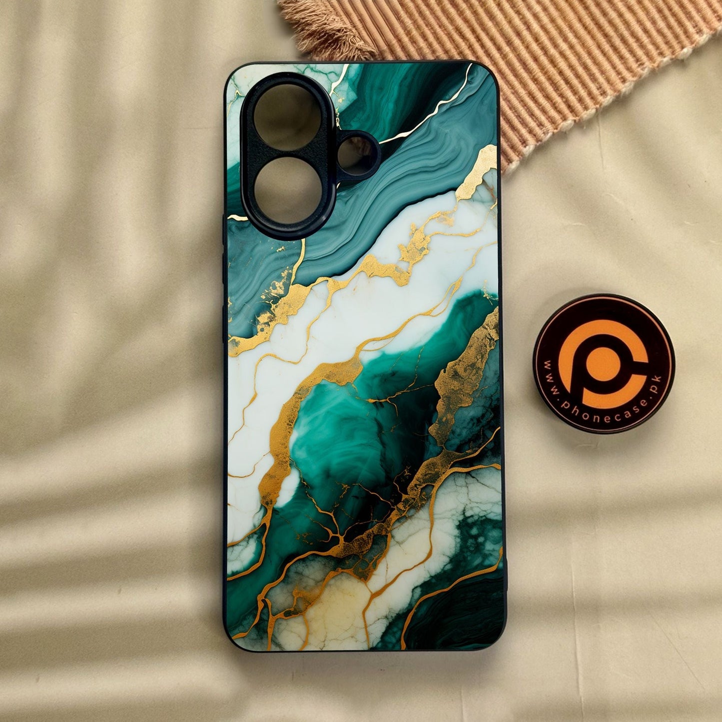 Vivo V60 Lite  - Liquid Design 3 - Premium Metal Printed Soft Bumper Shock Proof Case