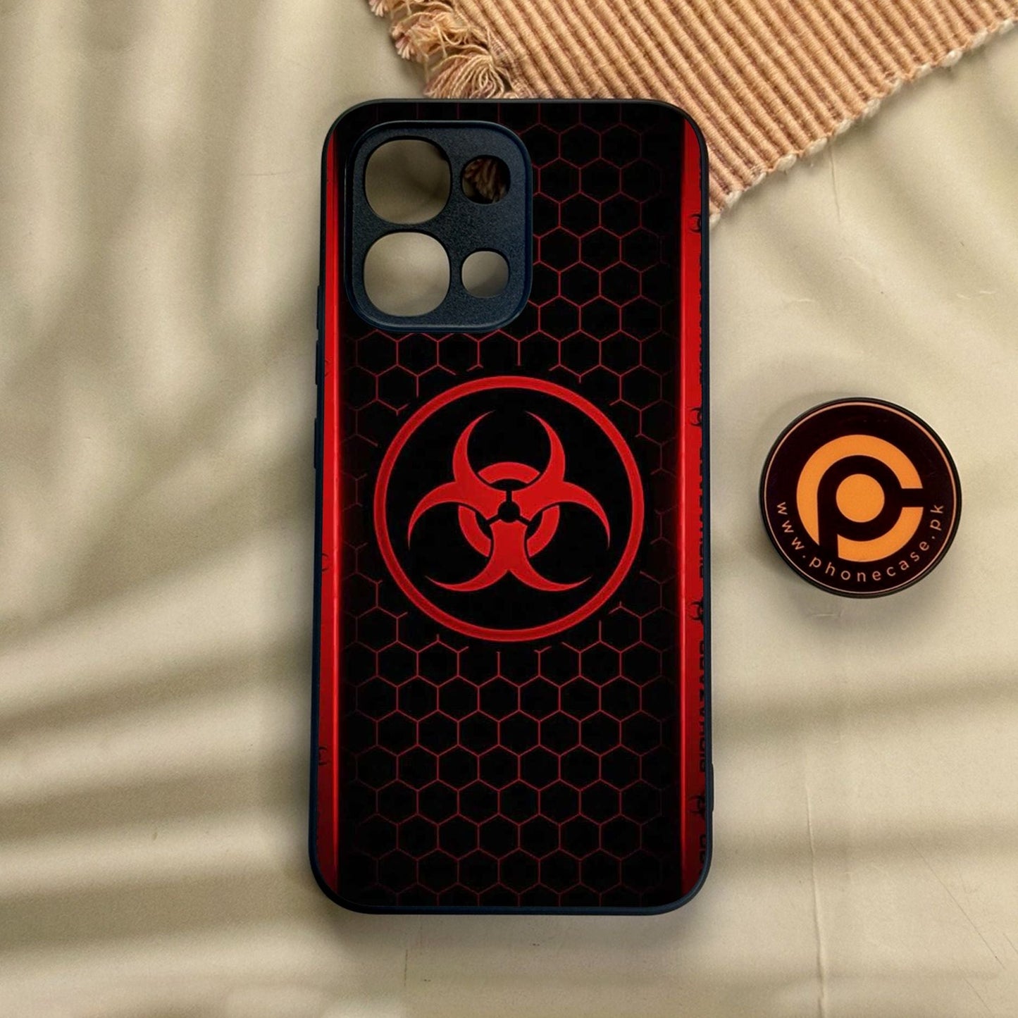 Oppo A6 Pro - Biohazard Design 5 - Premium Metal Printed Soft Bumper Shock Proof Case