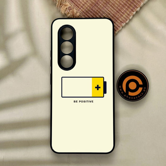 Itel S25 - Be Positive Design - Premium Metal Printed Soft Bumper Shock Proof Case