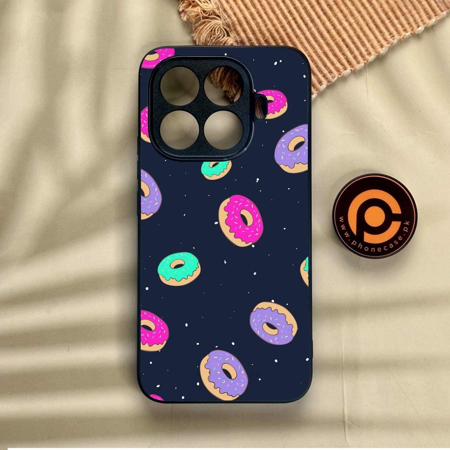 Xiaomi 15T Pro - Colorful Donuts - Premium Metal Printed Soft Bumper Shock Proof Case