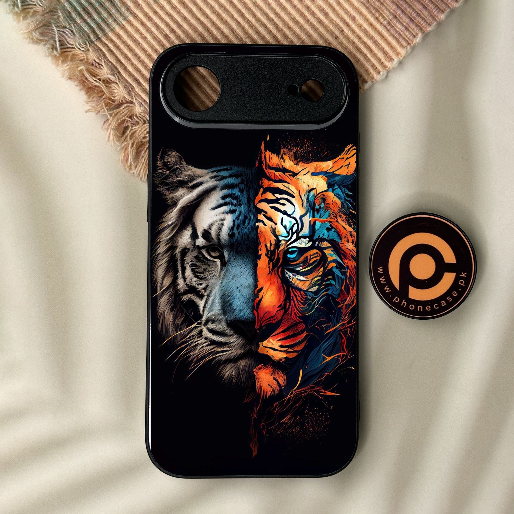 iPhone Air - Tiger 2.0 Design 1 - Premium Metal Printed Soft Bumper Shock Proof Case
