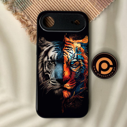 iPhone Air - Tiger 2.0 Design 1 - Premium Metal Printed Soft Bumper Shock Proof Case