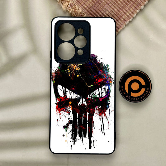 Realme 15 Pro - Punisher Skull Design - Premium Metal Printed Soft Bumper Shock Proof Case