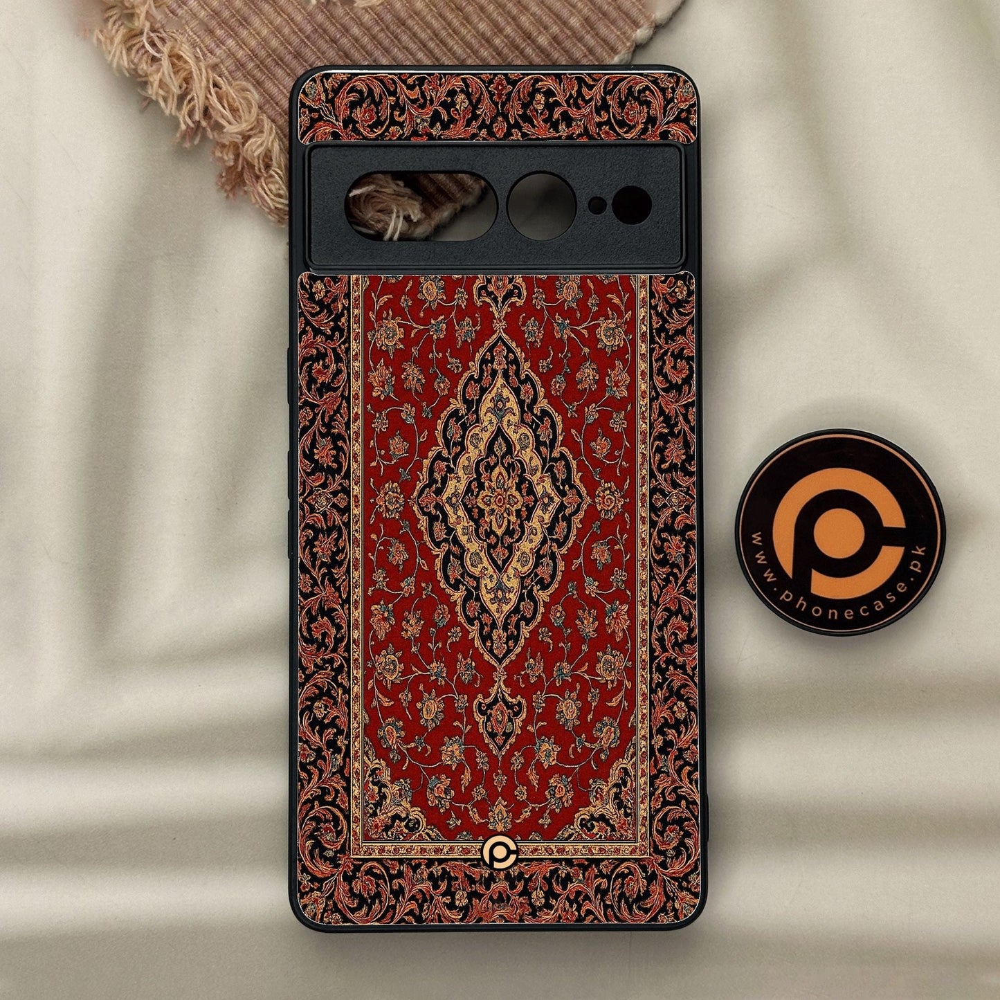 Google Pixel 7 Pro - Persian Rug Design 1 - Premium Metal Printed Soft Bumper Shock Proof Case
