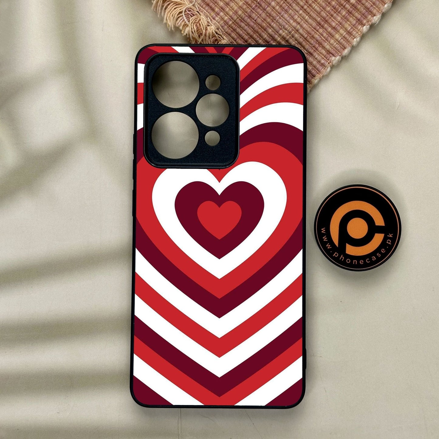 Realme 15 Pro - Heartbeat Design 5 - Premium Metal Printed Soft Bumper Shock Proof Case