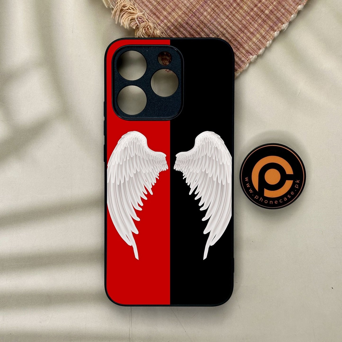 Realme 15T - Angel 2.0 Design 4 - Premium Metal Printed Soft Bumper Shock Proof Case