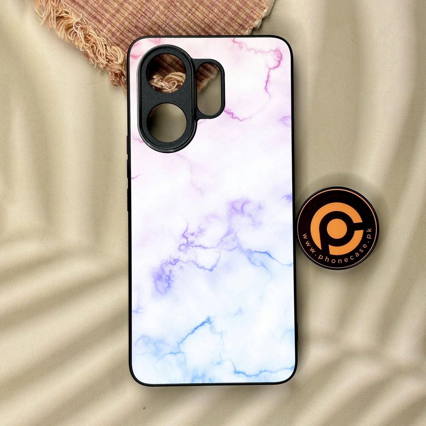 Vivo V60 - White Design 2 - Premium Metal Printed Soft Bumper Shock Proof Case