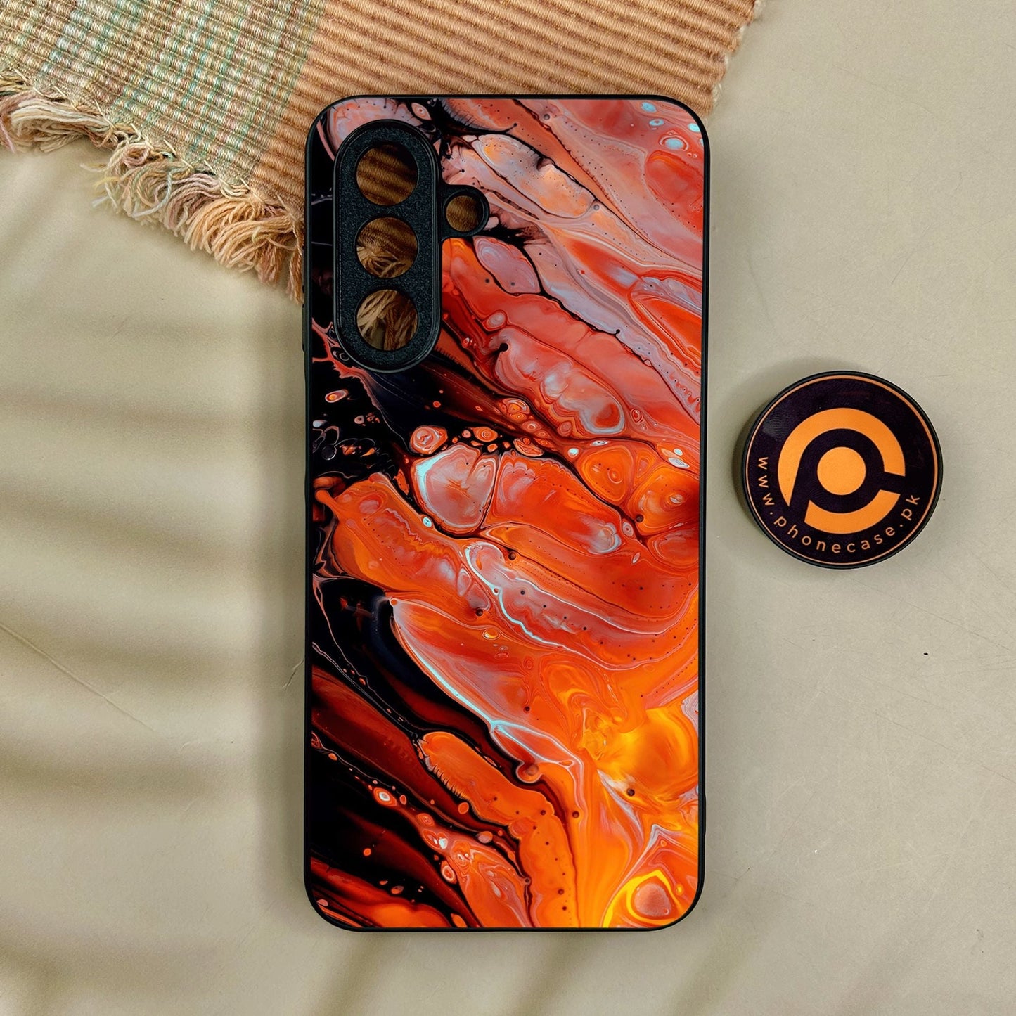 Samsung Galaxy A17 - Liquid Marble Design 4 - Premium Metal Printed Soft Bumper Shock Proof Case