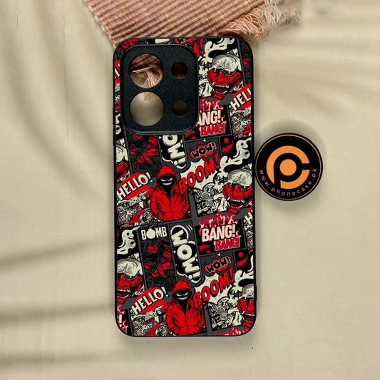 Xiaomi Redmi 15C - Boom Red - Premium Metal Printed Soft Bumper Shock Proof Case