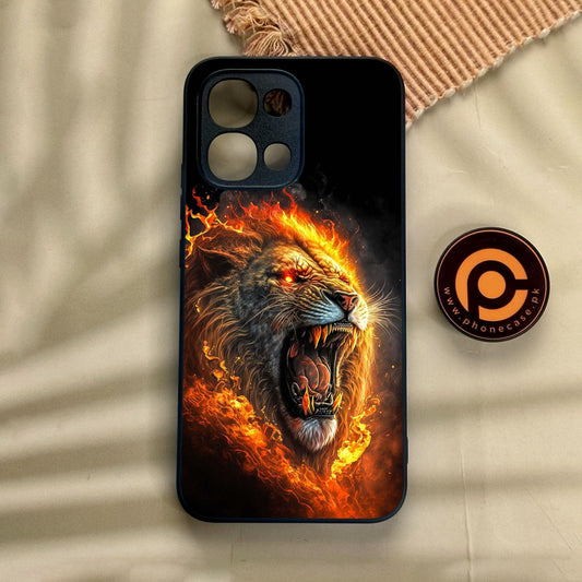 Oppo A6 Pro - Tiger 2.0 Design 4 - Premium Metal Printed Soft Bumper Shock Proof Case