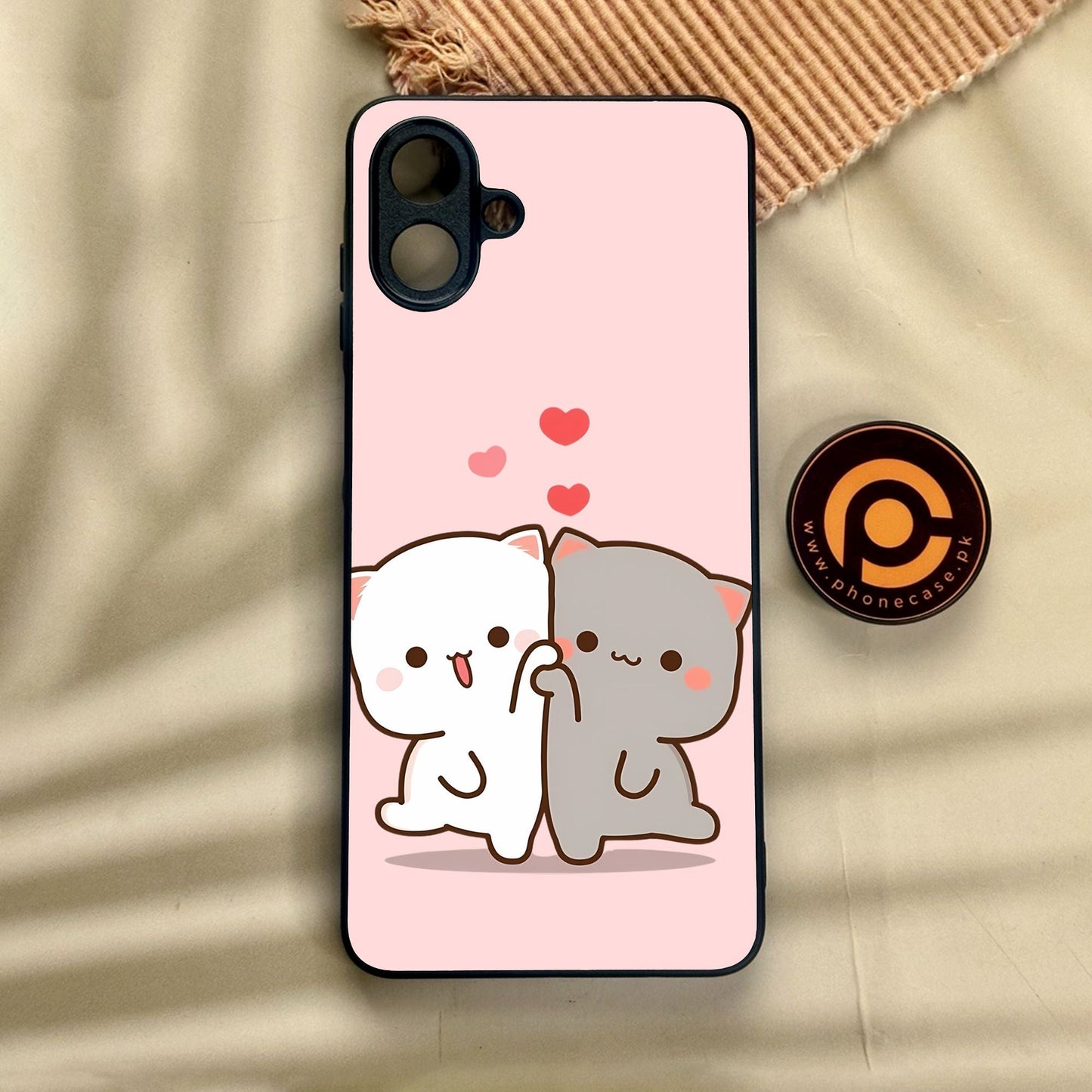 Samsung Galaxy A07 - Cute Bubu Dudu Design 6 - Premium Metal Printed Soft Bumper Shock Proof Case