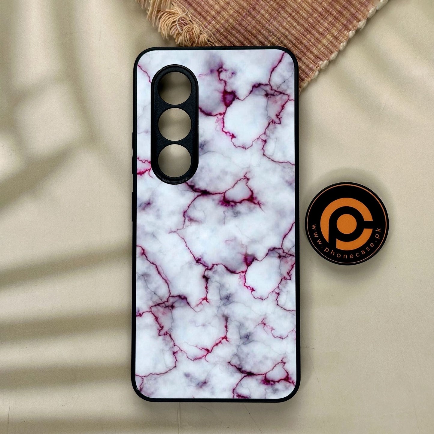 Itel S25 - White Design 1 - Premium Metal Printed Soft Bumper Shock Proof Case