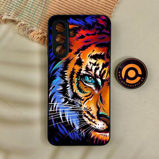 Samsung Galaxy A17 - Tiger Art - Premium Metal Printed Soft Bumper Shock Proof Case