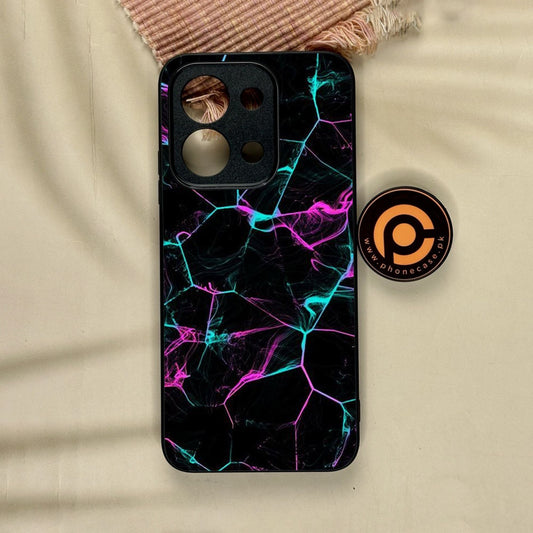 Xiaomi Redmi 15C - Black Marble Design 9 - Premium Metal Printed Soft Bumper Shock Proof Case