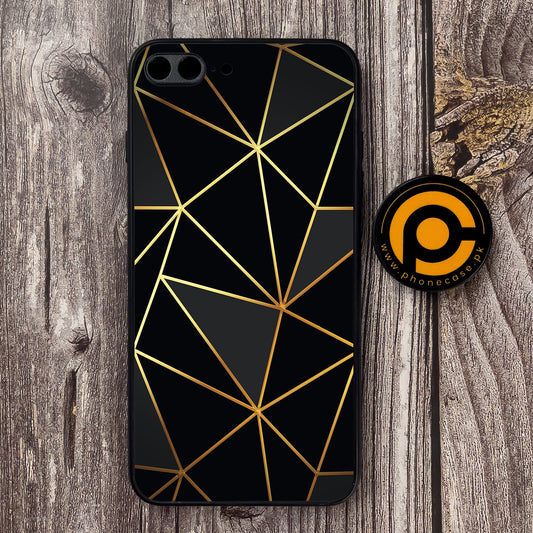 iPhone 7 Plus - 3D Design 10  - Premium Metal Printed soft Bumper shock Proof Case CS-38741