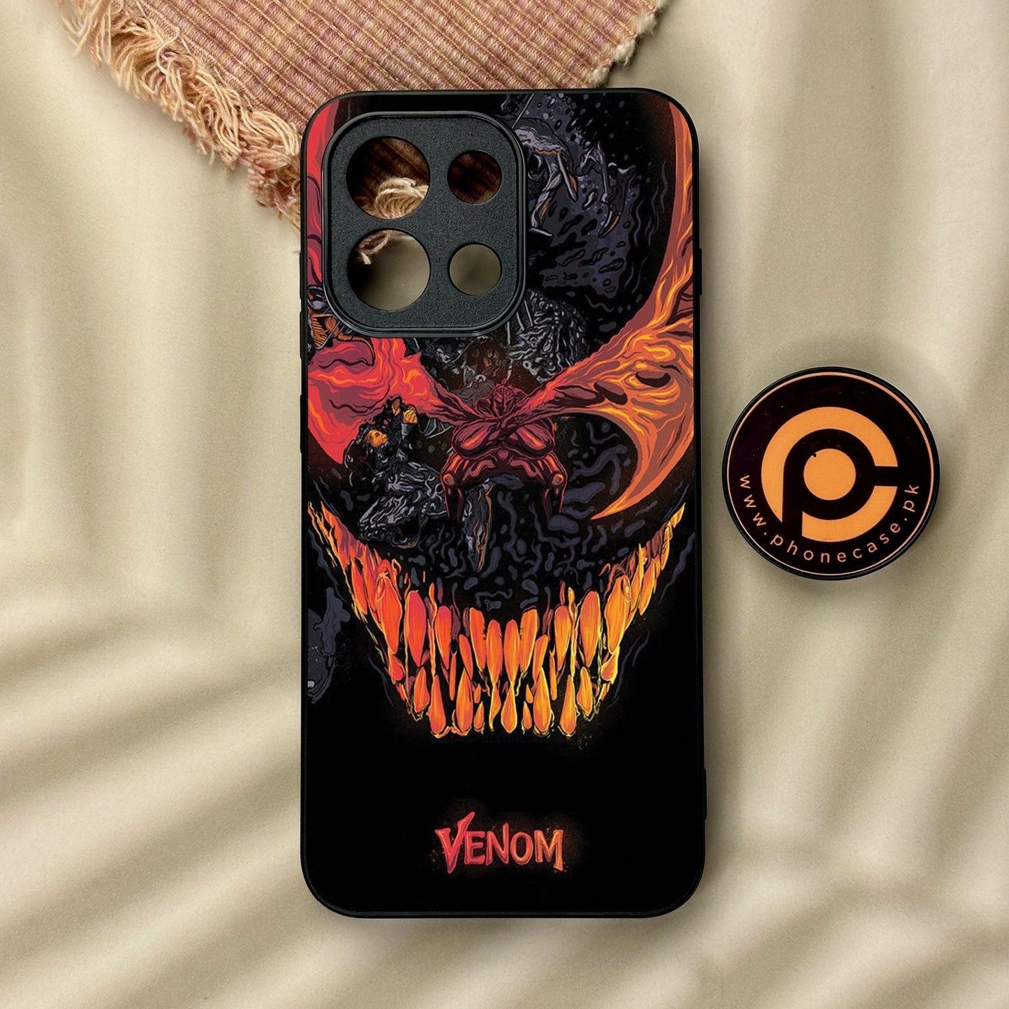 OnePlus 13T - Venom Case - Premium Metal Printed Soft Bumper Shock Proof Case