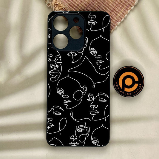 Realme Note 70 - Girls Design 6 - Premium Metal Printed Soft Bumper Shock Proof Case