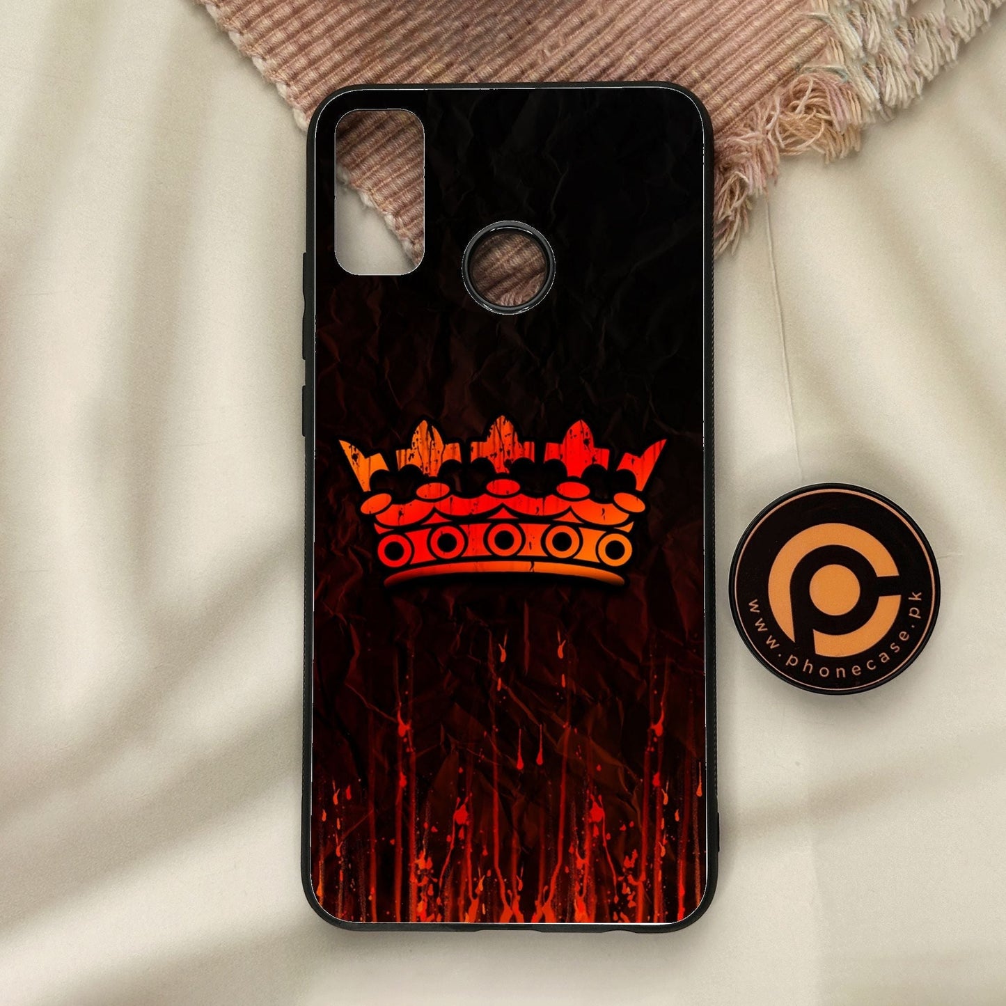 Honor 9X Lite - King Design 4 - Premium Metal Printed Soft Bumper Shock Proof Case