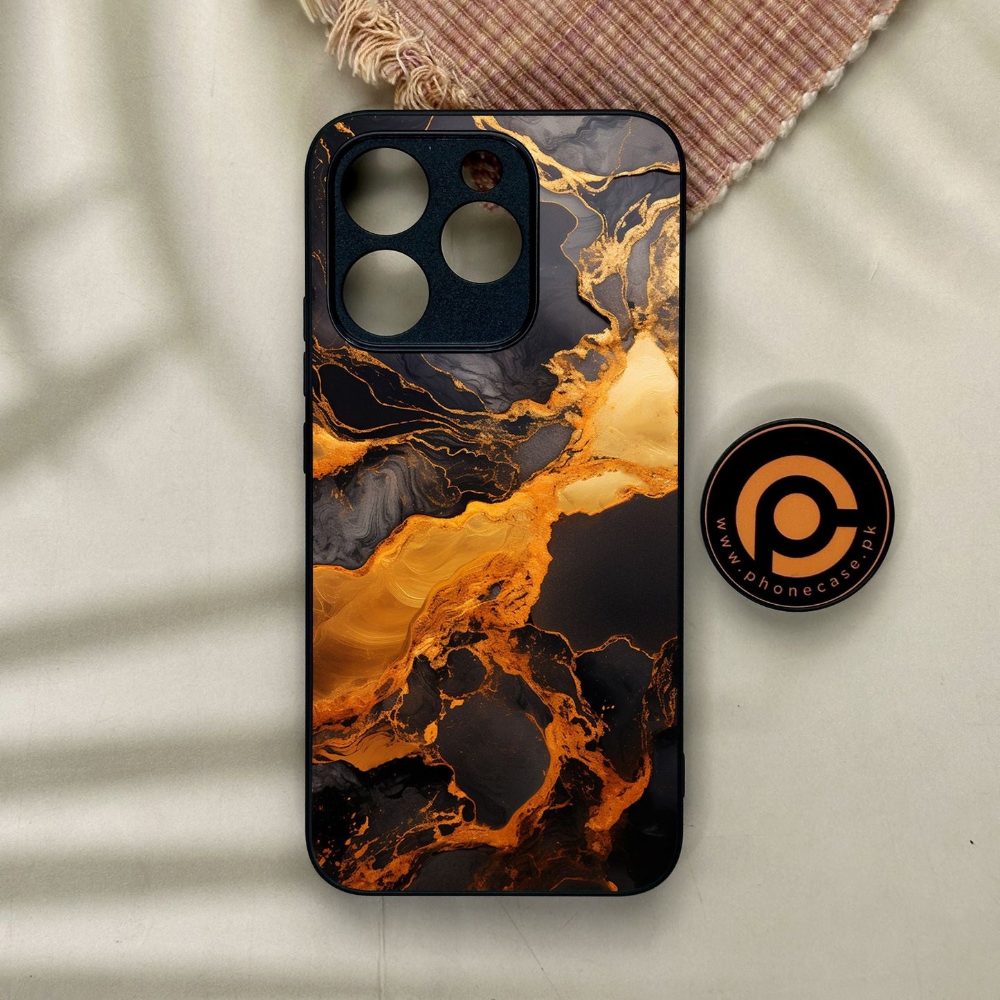 Realme 15T - Liquid Design 4 - Premium Metal Printed Soft Bumper Shock Proof Case