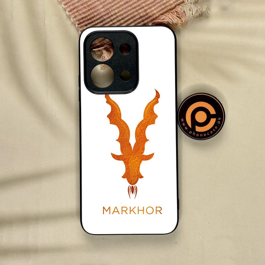 Xiaomi Redmi 15C - Markhor Design 11 - Premium Metal Printed Soft Bumper Shock Proof Case