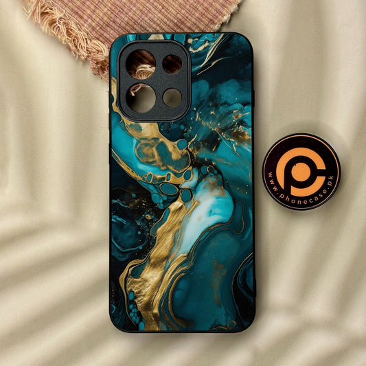 OnePlus 13T - Liquid Marble Design 3 - Premium Metal Printed Soft Bumper Shock Proof Case