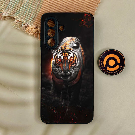 Samsung Galaxy A17 - Tiger Design 6 - Premium Metal Printed Soft Bumper Shock Proof Case