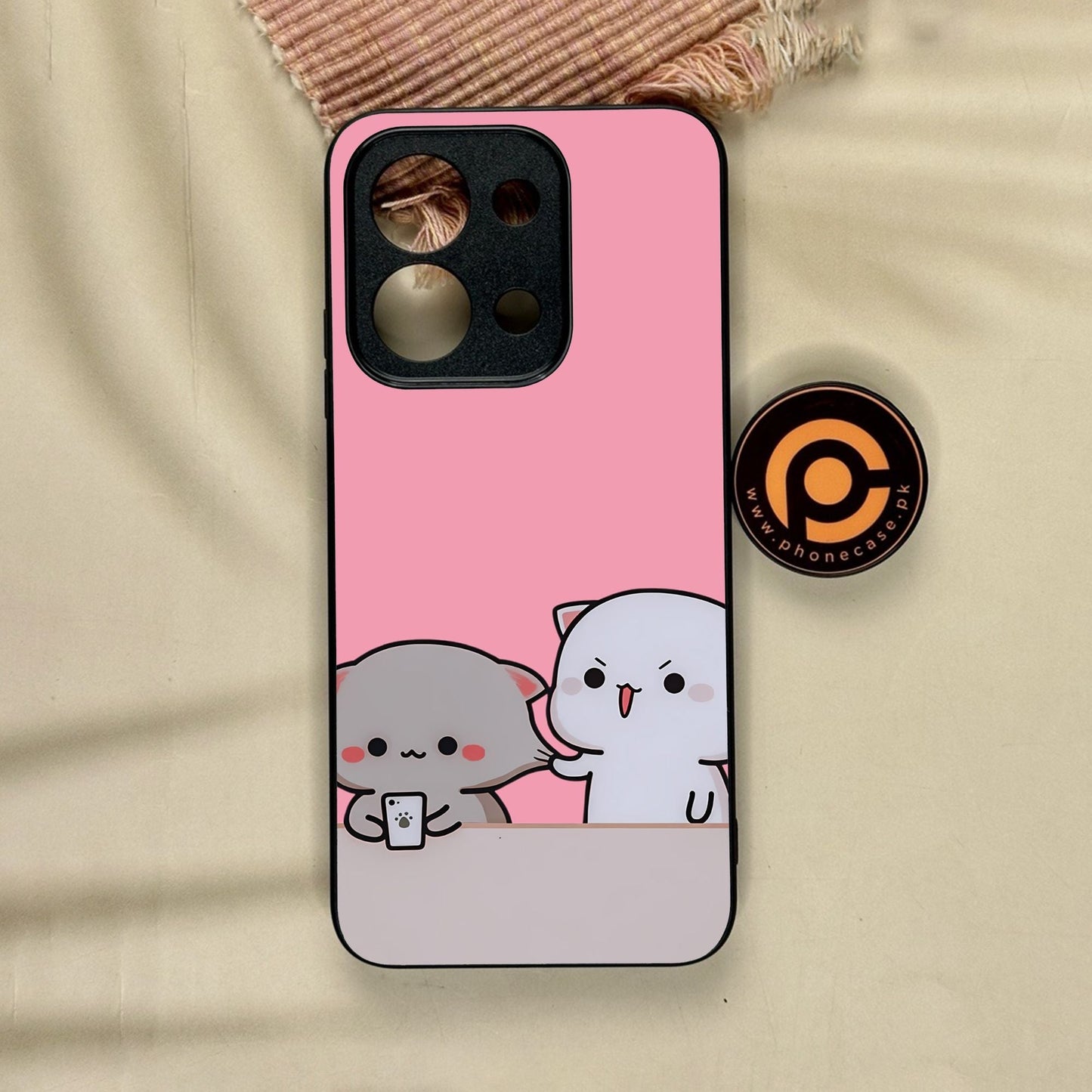 Xiaomi Redmi 15C - Cute Bubu Dudu Design 2 - Premium Metal Printed Soft Bumper Shock Proof Case