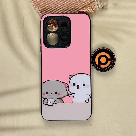 Xiaomi Redmi 15C - Cute Bubu Dudu Design 2 - Premium Metal Printed Soft Bumper Shock Proof Case