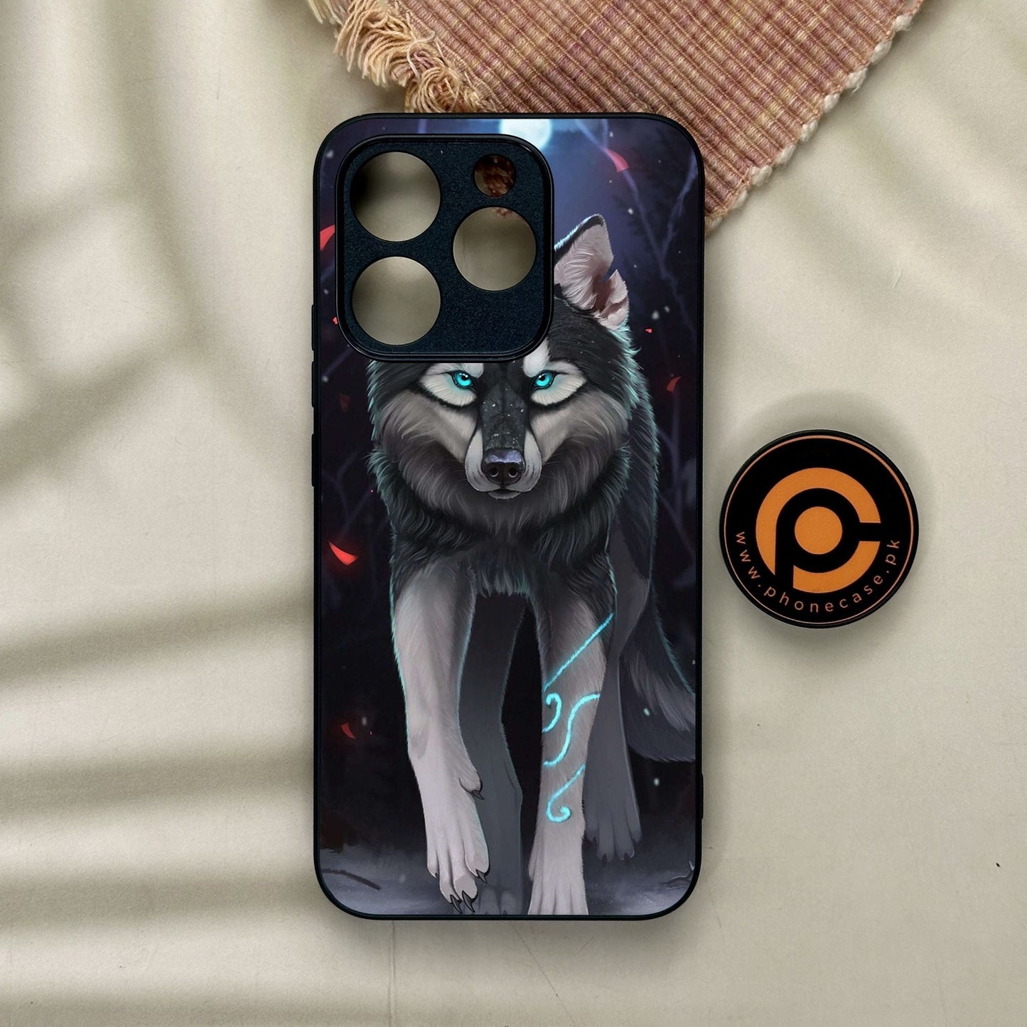 Realme 15T - Wolf Design 8 - Premium Metal Printed Soft Bumper Shock Proof Case