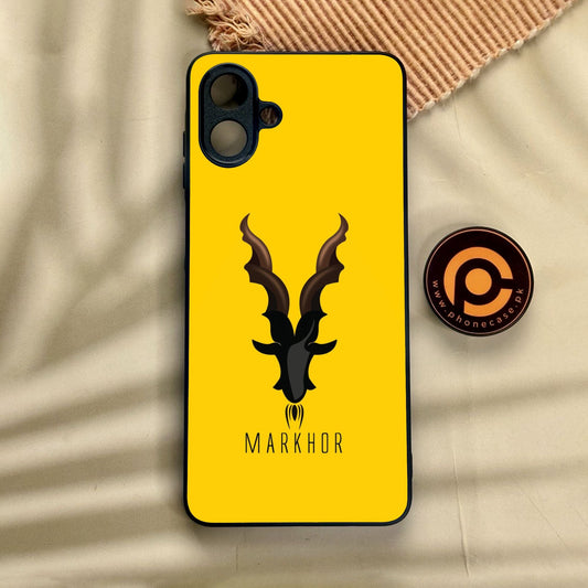Samsung Galaxy A07 - Markhor Design 1 - Premium Metal Printed Soft Bumper Shock Proof Case