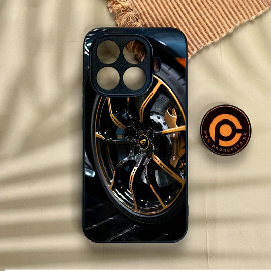 Xiaomi 15T Pro - Racing Car Red Blade Rim - Premium Metal Printed Soft Bumper Shock Proof Case