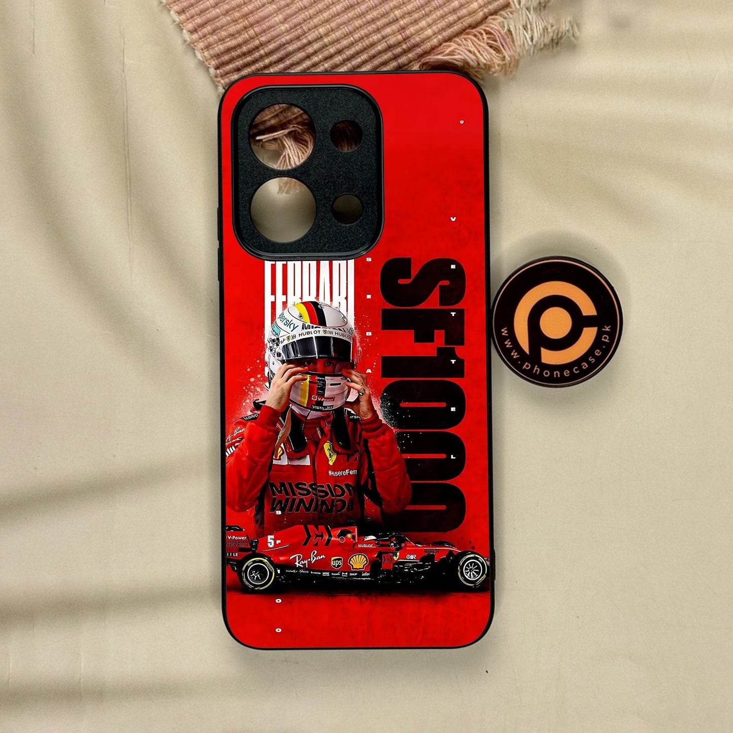 Xiaomi Redmi 15C - Formula 1 Design 8 - Premium Metal Printed Soft Bumper Shock Proof Case