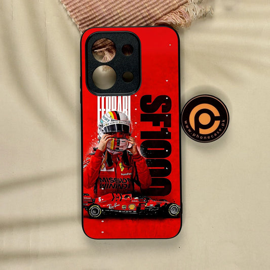 Xiaomi Redmi 15C - Formula 1 Design 8 - Premium Metal Printed Soft Bumper Shock Proof Case