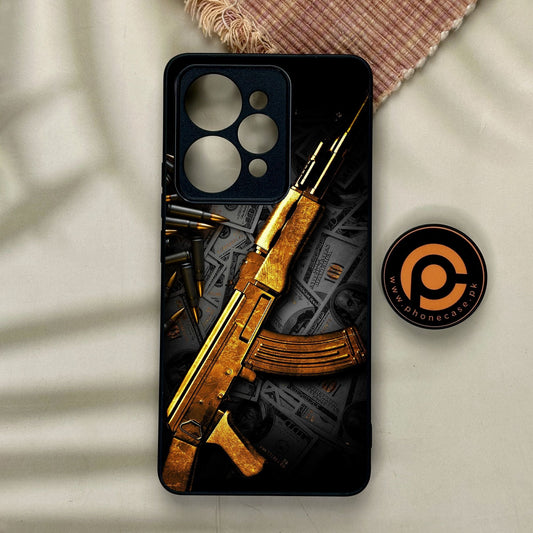 Realme 15 - Dollar Design 6 - Premium Metal Printed Soft Bumper Shock Proof Case