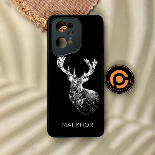 Oppo Find X5 Pro - Markhor Design 4 - Premium Metal Printed Soft Bumper Shock Proof Case