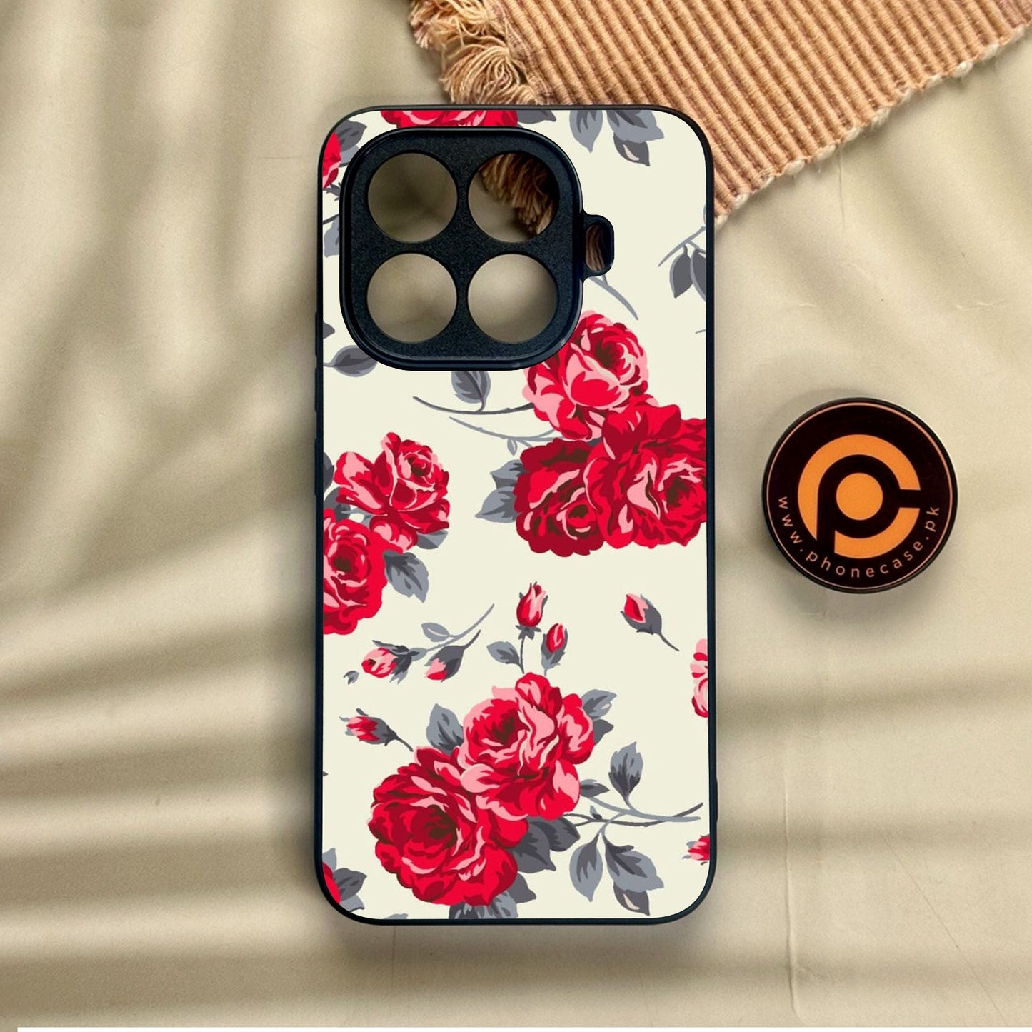 Xiaomi 15T Pro - Floral Series Design 8 - Premium Metal Printed Soft Bumper Shock Proof Case