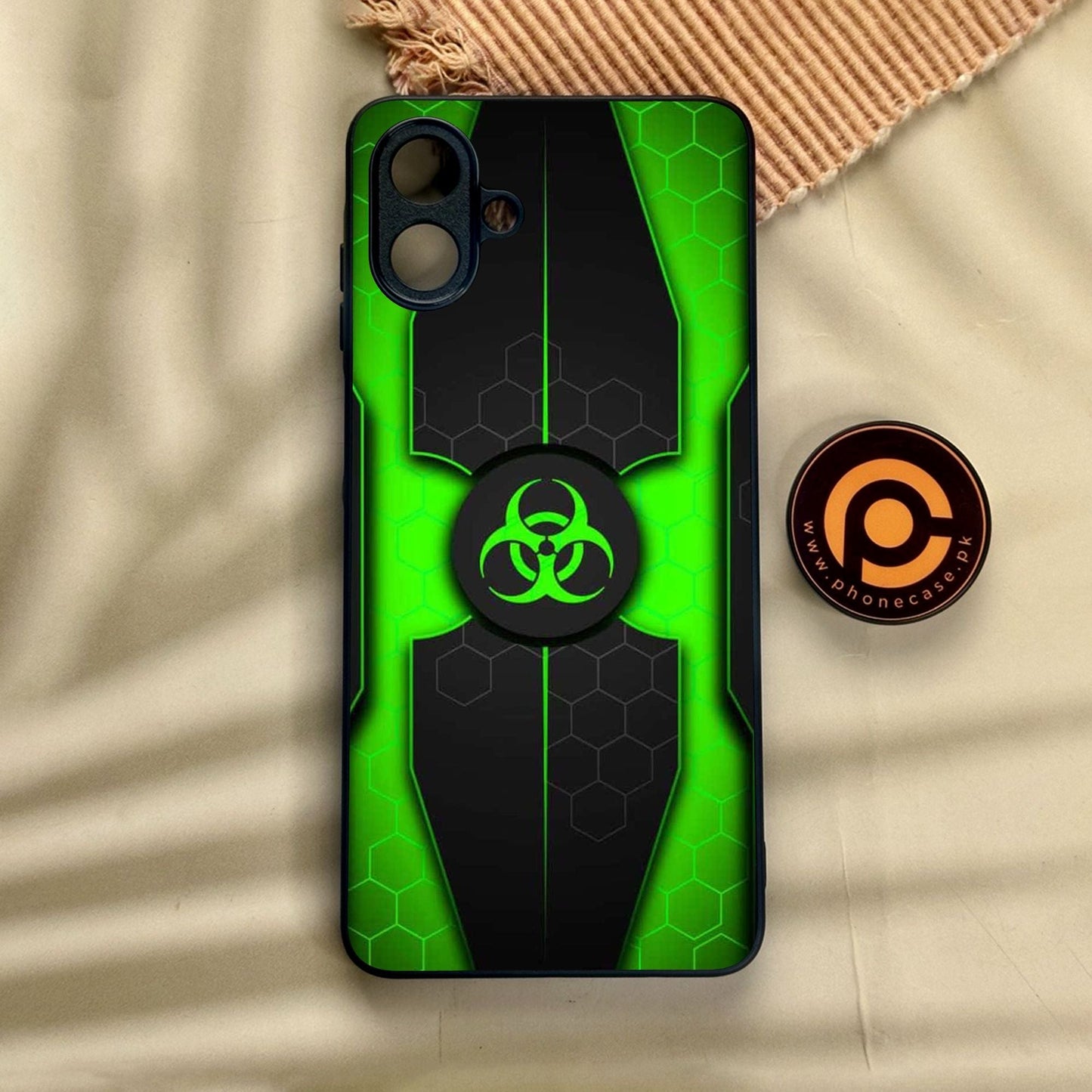 Samsung Galaxy A07 - Biohazard Design 3 - Premium Metal Printed Soft Bumper Shock Proof Case