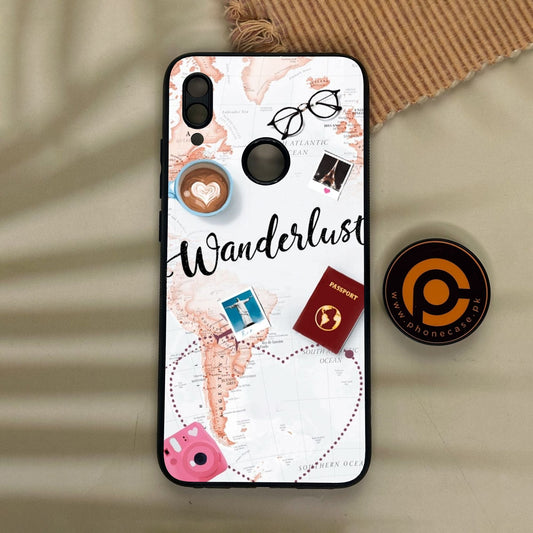 Redmi Note 7 - World Journey - Premium Metal Printed Soft Bumper Shock Proof Case