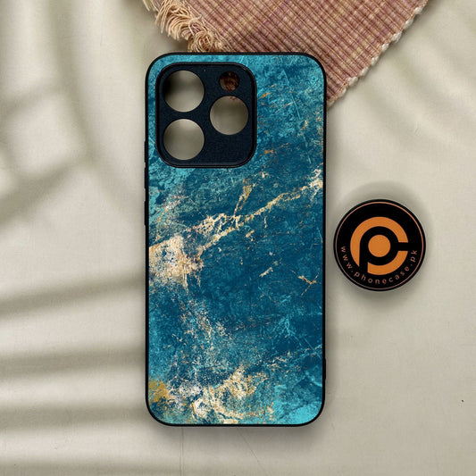 Realme 15T - Blue 2.0 Design 9 - Premium Metal Printed Soft Bumper Shock Proof Case