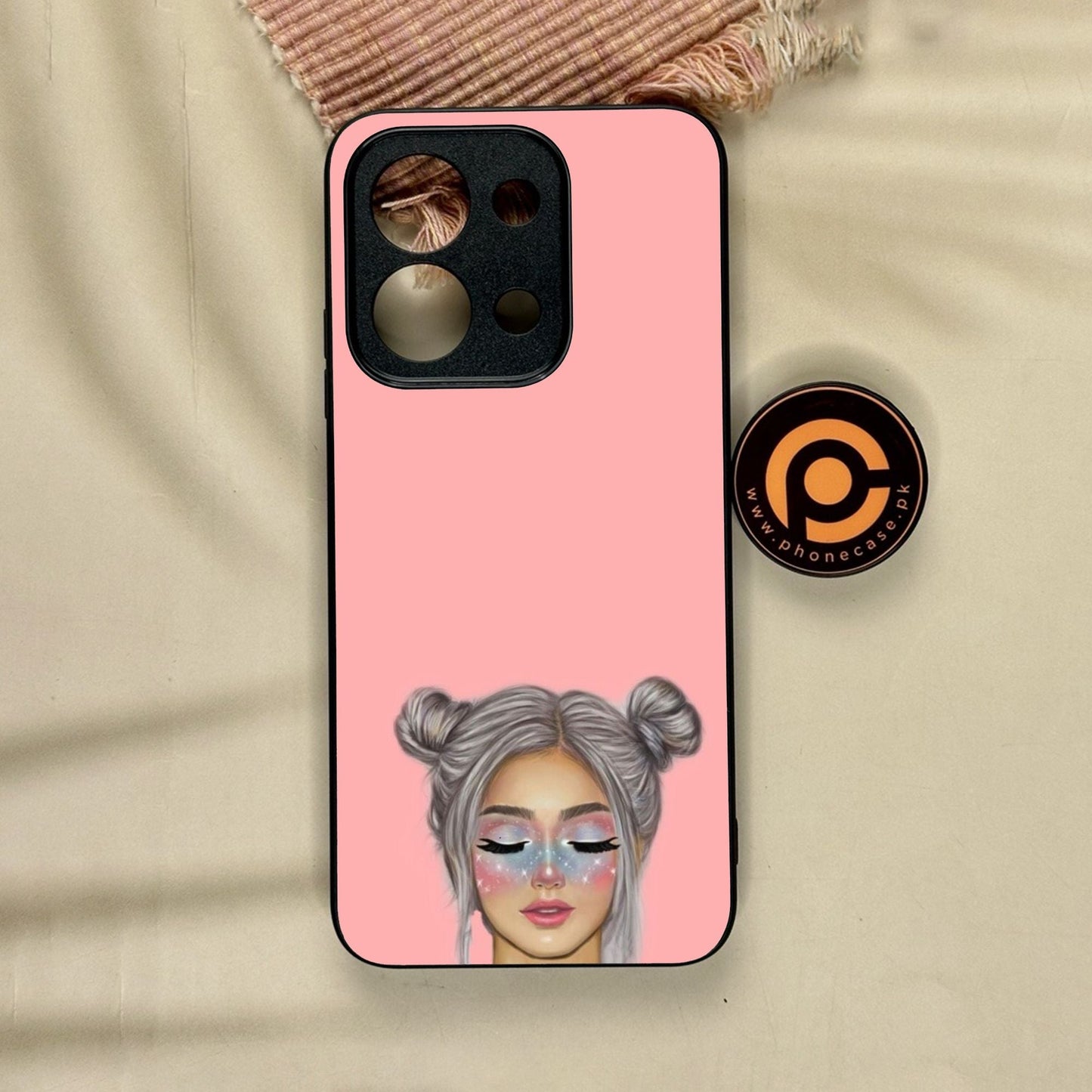 Xiaomi Redmi 15C - Anime Girls Design 4 - Premium Metal Printed Soft Bumper Shock Proof Case