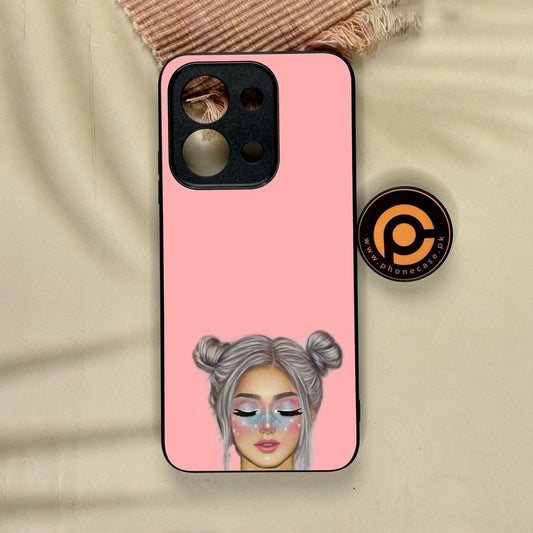 Xiaomi Redmi 15C - Anime Girls Design 4 - Premium Metal Printed Soft Bumper Shock Proof Case