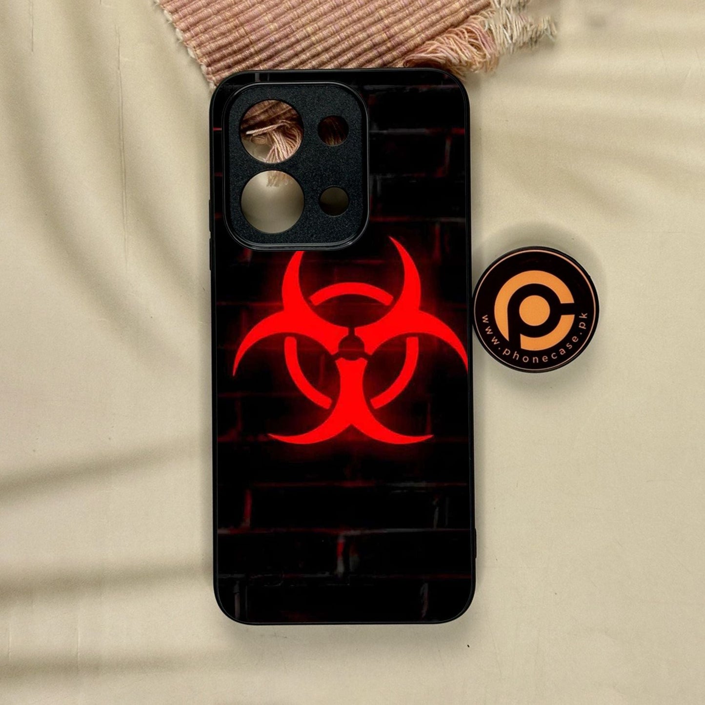 Xiaomi Redmi 15C - Biohazard Design 6 - Premium Metal Printed Soft Bumper Shock Proof Case