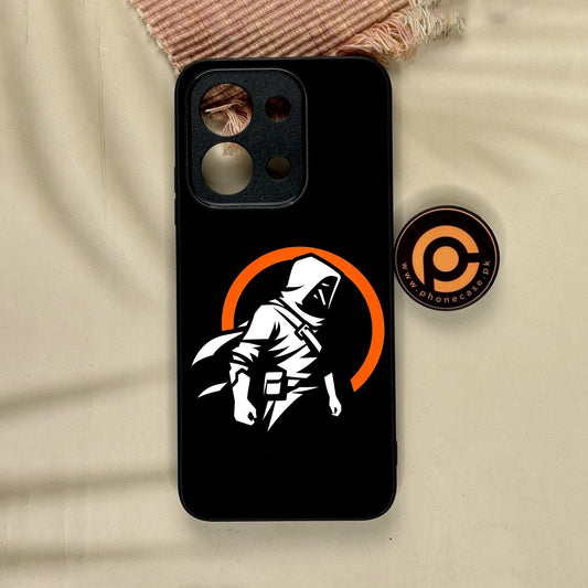 Xiaomi Redmi 15C - Minimalistic Design 7 - Premium Metal Printed Soft Bumper Shock Proof Case