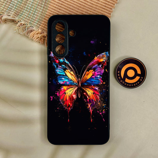 Samsung Galaxy A17 - Butterflies Design 7 - Premium Metal Printed Soft Bumper Shock Proof Case