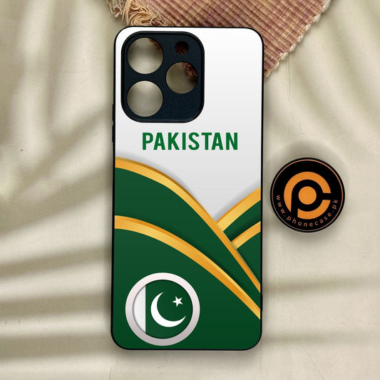 Realme Note 70 - Pakistani Flag Design 1 - Premium Metal Printed Soft Bumper Shock Proof Case
