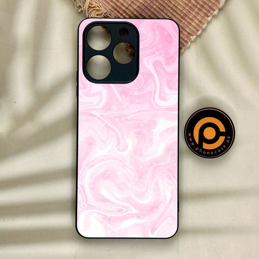 Realme Note 70 - Pink Design 9 - Premium Metal Printed Soft Bumper Shock Proof Case