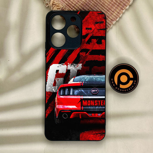 Realme Note 70 - Speed Shift Racing Car - Premium Metal Printed Soft Bumper Shock Proof Case