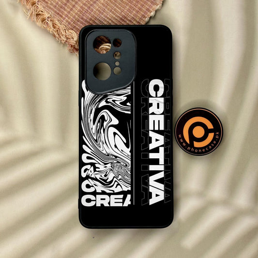 Oppo Find X5 Pro - Creative - Premium Metal Printed Soft Bumper Shock Proof Case