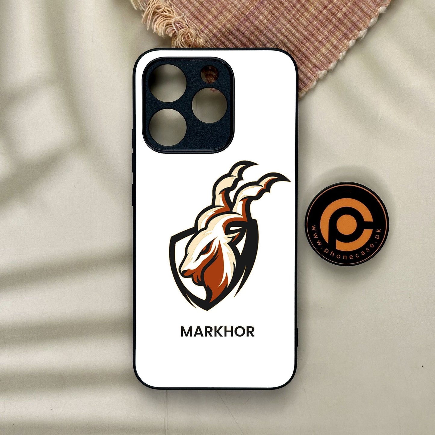 Realme 15T - Markhor Design 5 - Premium Metal Printed Soft Bumper Shock Proof Case